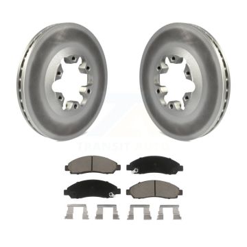 Front Coat Disc Brake Rotor Ceramic Pad Kit For Chevrolet Colorado GMC Canyon Isuzu i-280 KGC-100246