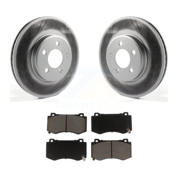 Front Coat Disc Brake Rotors Ceramic Pad Kit For 2019 Dodge Charger GT With Brembo Brakes KGC-100247
