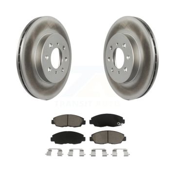 Front Coated Disc Brake Rotors And Ceramic Pads Kit For Honda Civic Acura EL Insight KGC-100250