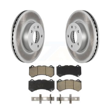 Front Coat Brake Rotor Ceramic Pad Kit For Cadillac ATS V With 300mm Diameter KGC-100261