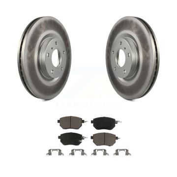 Front Coated Disc Brake Rotors And Ceramic Pads Kit For Nissan Murano Altima Maxima KGC-100268