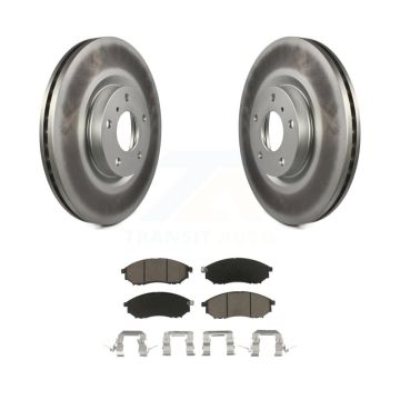 Front Coat Brake Rotors Ceramic Pad Kit For INFINITI Nissan Murano G37 G35 EX35 370Z QX50 KGC-100269