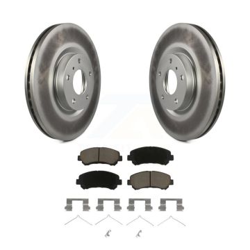 Front Coated Disc Brake Rotors And Ceramic Pads Kit For Nissan Maxima KGC-100272