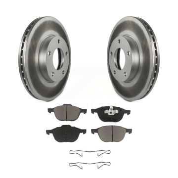 Front Coated Disc Brake Rotors And Ceramic Pads Kit For Mazda 3 Sport KGC-100277