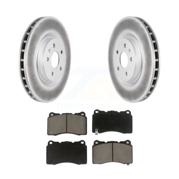 Front Coated Disc Brake Rotors And Ceramic Pads Kit For Pontiac G8 Buick Regal KGC-100282