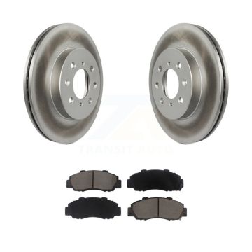 Front Coated Disc Brake Rotors And Ceramic Pads Kit For 1992-1993 Acura Integra GS-R KGC-100287