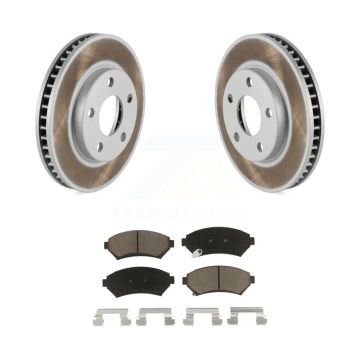 Front Coat Brake Rotors Ceramic Pad Kit For Buick Pontiac Montana Century LeSabre Venture KGC-100292