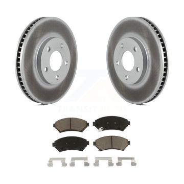 Front Coat Brake Rotors Ceramic Pad Kit For Chevrolet Impala Buick LeSabre Cadillac Monte KGC-100293