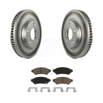 Front Coat Brake Rotor Ceramic Pad Kit For Buick Pontiac LaCrosse Grand Prix Allure Relay KGC-100294