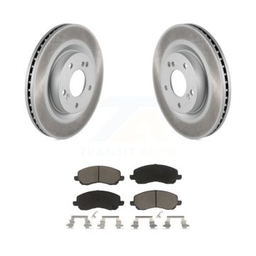 Front Coated Disc Brake Rotors And Ceramic Pads Kit For Mitsubishi Eclipse Galant KGC-100300