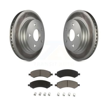 Front Coat Brake Rotors Ceramic Pad Kit For Ram 1500 Classic Dodge Chrysler Aspen Durango KGC-100302