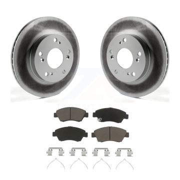 Front Coated Disc Brake Rotors And Ceramic Pads Kit For Honda Civic Acura ILX KGC-100309