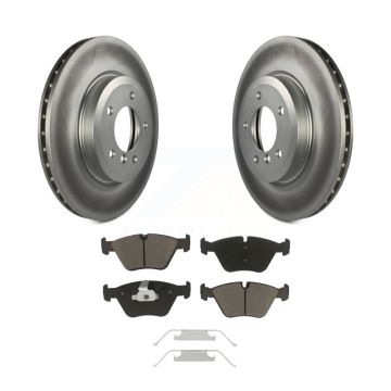 Front Coated Disc Brake Rotors And Ceramic Pads Kit For BMW 330Ci Z4 330i 330xi KGC-100319