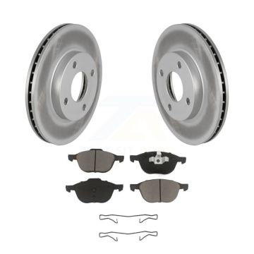 Front Coat Brake Rotor Ceramic Pad Kit For 2004 Ford Focus LX/Mid/High/SE/ZTS/ZTW/ZX3/ZX5 KGC-100330