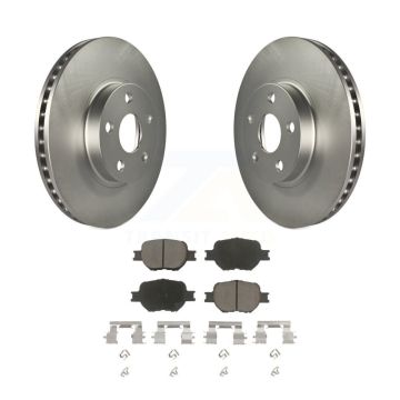 Front Coated Disc Brake Rotors And Ceramic Pads Kit For Toyota Celica Scion tC KGC-100372