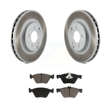 Front Coated Brake Rotor Ceramic Pad Kit For Mercedes-Benz E320 Chrysler Crossfire CLK320 KGC-100390