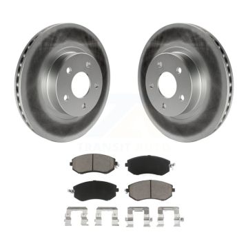 Front Coated Disc Brake Rotors And Ceramic Pads Kit For Subaru Impreza Scion FR-S BRZ KGC-100401