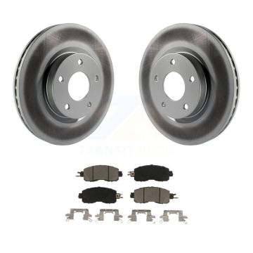 Front Coated Disc Brake Rotors And Ceramic Pads Kit For Nissan Altima KGC-100424
