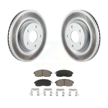 Front Coated Disc Brake Rotors And Ceramic Pads Kit For Nissan Altima KGC-100425