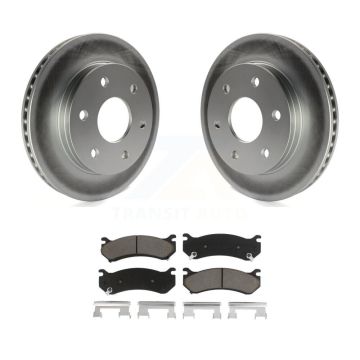 Front Coat Brake Rotors Ceramic Pad Kit For Chevrolet GMC Silverado 1500 Sierra Avalanche KGC-100427