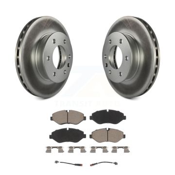 Front Coat Brake Rotor Ceramic Pad Kit For Sprinter 2500 Mercedes-Benz Dodge Freightliner KGC-100462