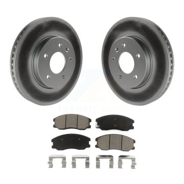 Front Coated Brake Rotor Ceramic Pad Kit For Chevrolet Equinox Pontiac Torrent Saturn Vue KGC-100471