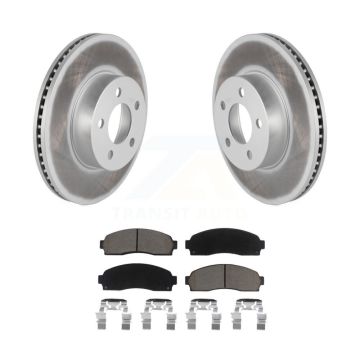 Front Coated Brake Rotors Ceramic Pad Kit For Ford Ranger Mazda B4000 Explorer Sport Trac KGC-100487