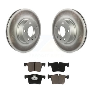 Front Coated Disc Brake Rotors And Ceramic Pads Kit For BMW X3 X4 KGC-100490