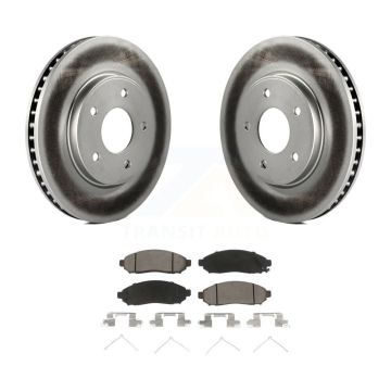 Front Coat Disc Brake Rotors Ceramic Pad Kit For Nissan NV200 LEAF Chevrolet City Express KGC-100499