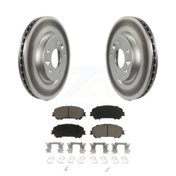Front Coated Disc Brake Rotors And Ceramic Pads Kit For Nissan Rogue Sport Qashqai KGC-100500