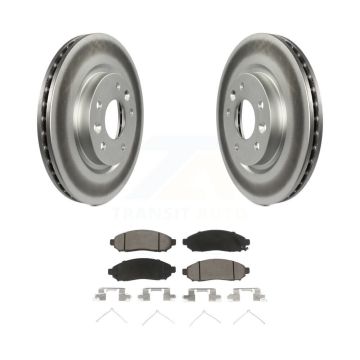 Front Coat Brake Rotors Ceramic Pad Kit For 15 Nissan LEAF Vehicles Manufactured In Japan KGC-100502