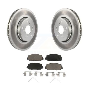 Front Coated Disc Brake Rotors And Ceramic Pads Kit For Acura RDX ILX KGC-100512