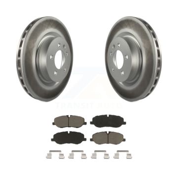 Front Coat Brake Rotors Ceramic Pad Kit For 2006-2007 Land Rover Range Sport Supercharged KGC-100523