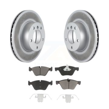 Front Coated Disc Brake Rotor And Ceramic Pad Kit For BMW 128i 328i 323i 328xi 325i 325xi KGC-100530