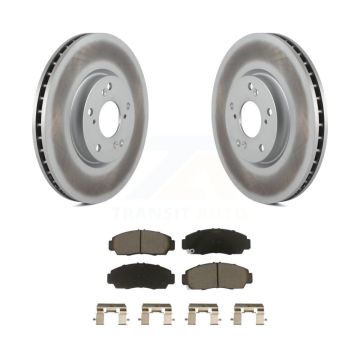 Front Coat Disc Brake Rotor Ceramic Pad Kit For 2004-2005 Acura TL Automatic transmission KGC-100570