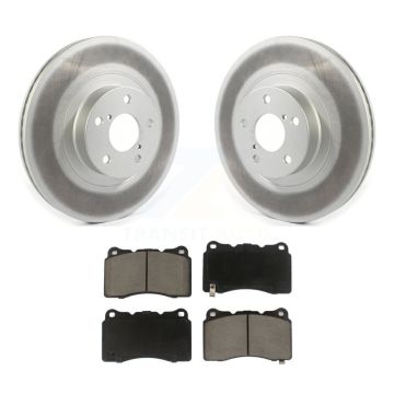 Front Coated Disc Brake Rotors & Ceramic Pad Kit For 2019 Toyota 86 Without Brembo Brakes KGC-100571