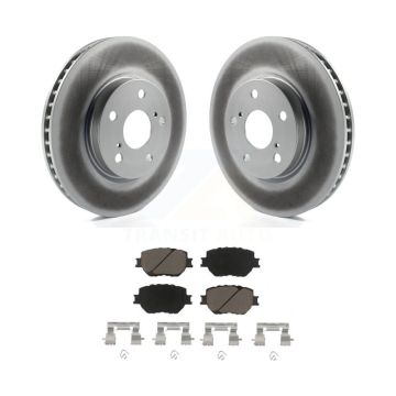 Front Coated Disc Brake Rotors And Ceramic Pads Kit For Lexus IS250 KGC-100576