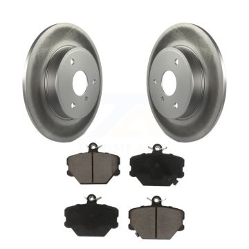 Front Coated Disc Brake Rotors And Ceramic Pads Kit For Smart Fortwo KGC-100577