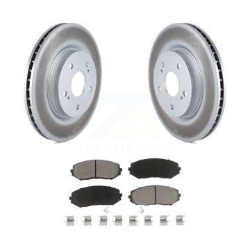 Front Coated Disc Brake Rotors And Ceramic Pads Kit For 2006-2013 Suzuki Grand Vitara KGC-100594