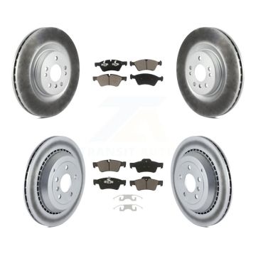 Front Rear Coat Brake Rotor Ceramic Pad Kit For Mercedes-Benz ML350 GL350 GL320 GL450 G55 KGC-100935