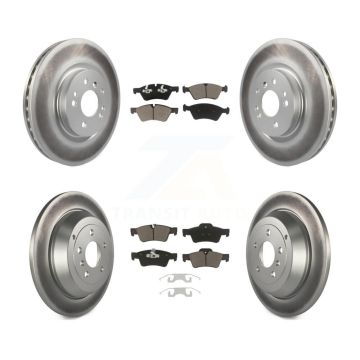 Front Rear Coat Brake Rotor Ceramic Pad Kit For Mercedes-Benz ML350 ML320 ML500 R320 R350 KGC-100937