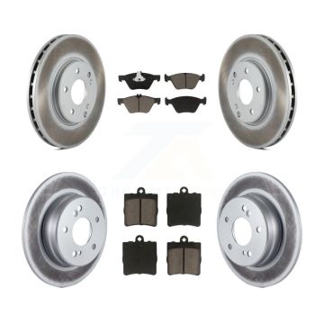Front Rear Coated Brake Rotor Ceramic Pad Kit For Chrysler Crossfire Mercedes-Benz SLK320 KGC-100969