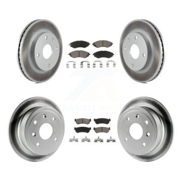 Front Rear Coat Disc Brake Rotors Ceramic Pad Kit For Chevrolet Optra Suzuki Forenza Reno KGC-101108