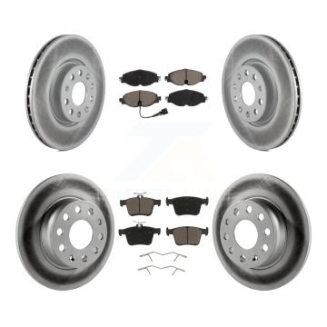 Front Rear Coat Brake Rotor Ceramic Pad Kit For Volkswagen Taos Audi A3 Quattro Sportback KGC-101325