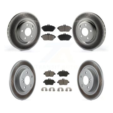 Front Rear Coat Brake Rotor Ceramic Pad Kit For Mercedes-Benz GLA250 CLA250 B250 INFINITI KGC-101357