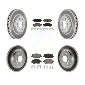 Front Rear Coat Brake Rotors Ceramic Pad Kit For Pontiac Montana Chevrolet Uplander Buick KGC-101378