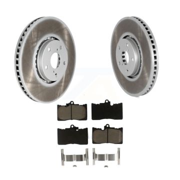 Front Coated Brake Rotors Ceramic Pad Kit For Lexus IS350 IS300 GS350 GS450h IS200t GS430 KGC-101398