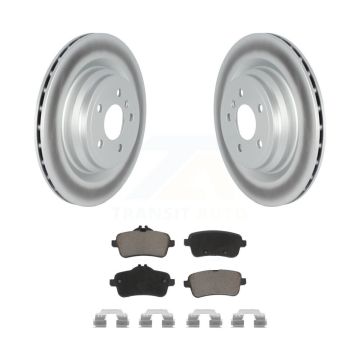 Rear Coated Brake Rotor & Ceramic Pad Kit For Mercedes-Benz ML350 GLE350 GLE43 AMG GLE400 KGC-101410