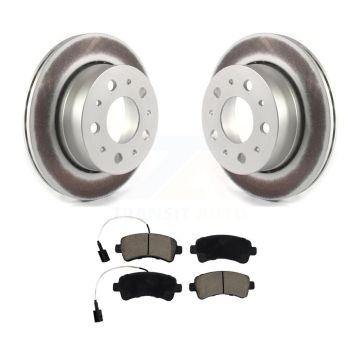 Rear Coat Brake Rotors Ceramic Pad Kit For Ram ProMaster 2500 3500 1500 With Vented Rotor KGC-101412
