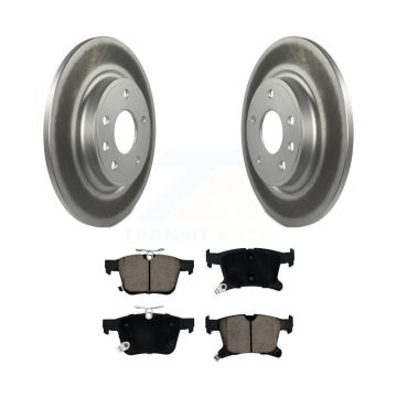 Rear Coated Disc Brake Rotors Ceramic Pad Kit For Chrysler Pacifica Grand Caravan Voyager KGC-101433